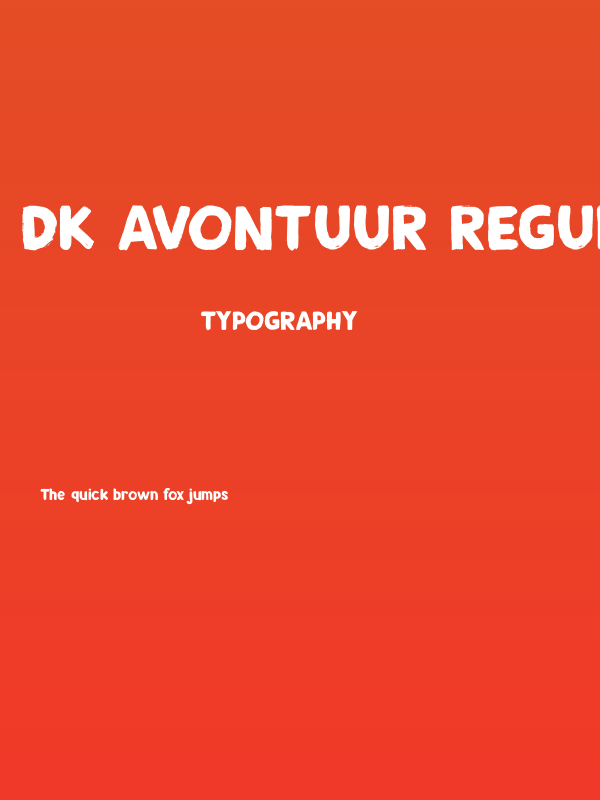 DK Avontuur Regular Poster