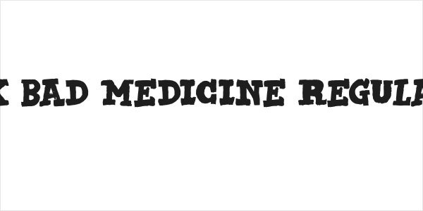 DK Bad Medicine Regular Logo