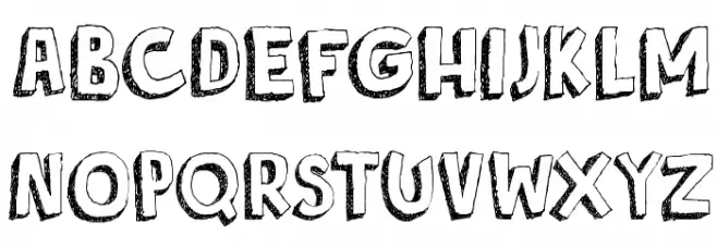 DK Bergelmir Caratteri MAIUSCOLE