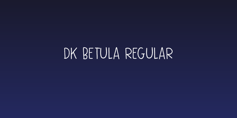 DK Betula Regular Social Header