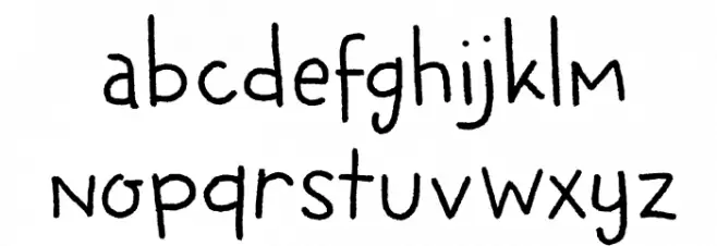 DK Betula Regular Caratteri MINUSCOLO