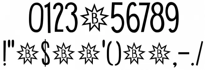 DK Bintang Regular Font OTHER CHARS