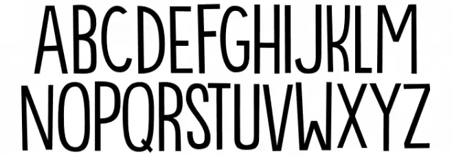 DK Bintang Regular Шрифта ВЕРХНИЙ