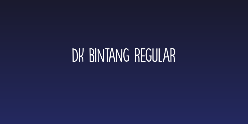 DK Bintang Regular Social Header