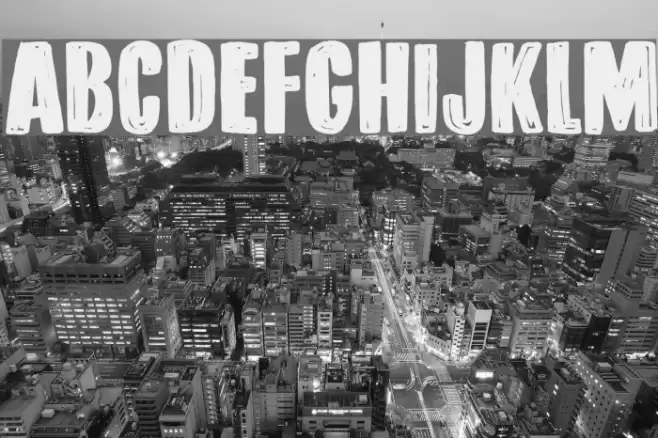 DK Bitumen Regular Font examples