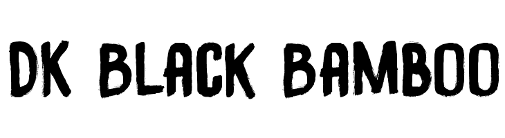 DK Black Bamboo  免费字体下载