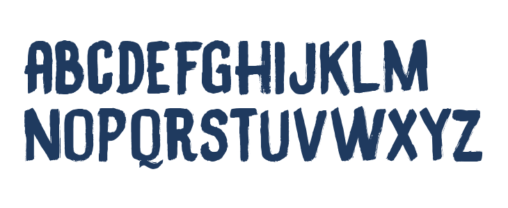 DK Black Bamboo Lowercase