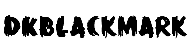 DK Black Mark  Free Fonts Download