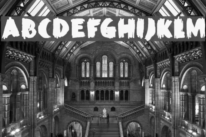 DK Black Mark Font examples