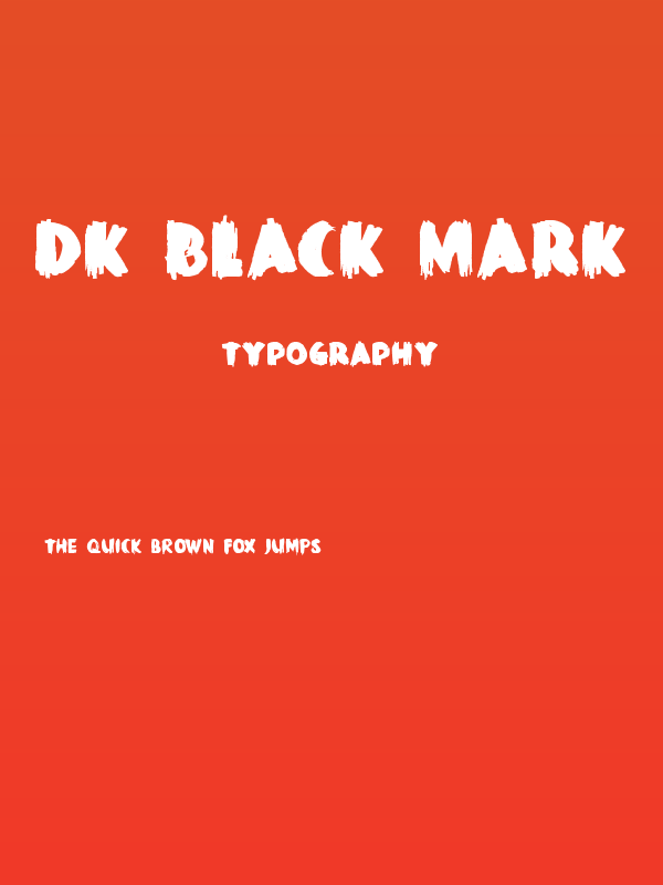 DK Black Mark Poster