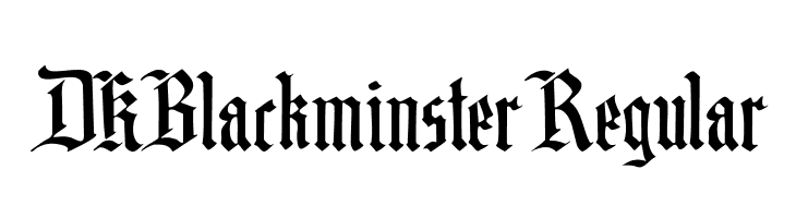 DK Blackminster Regular  नि: शुल्क फ़ॉन्ट्स डाउनलोड