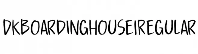 DK Boarding House I Regular  les polices de caractères gratuit tlcharger