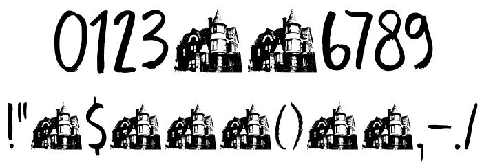 DK Boarding House I Regular Font OTHER CHARS
