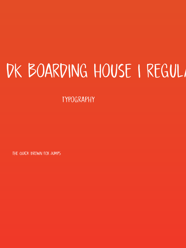 DK Boarding House I Regular Poster