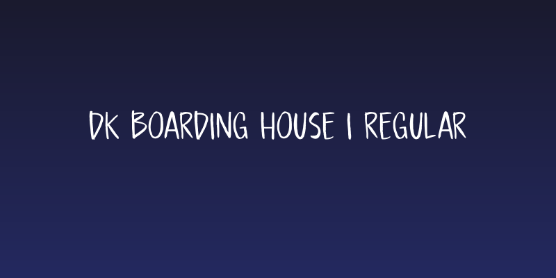 DK Boarding House I Regular Social Header