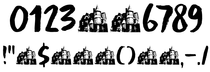 DK Boarding House III Regular Font OTHER CHARS