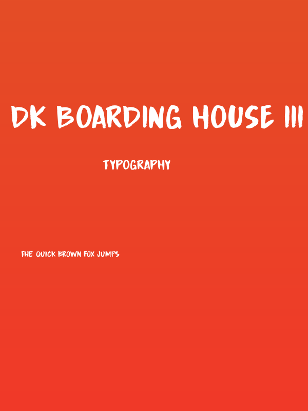 DK Boarding House III Regular Poster