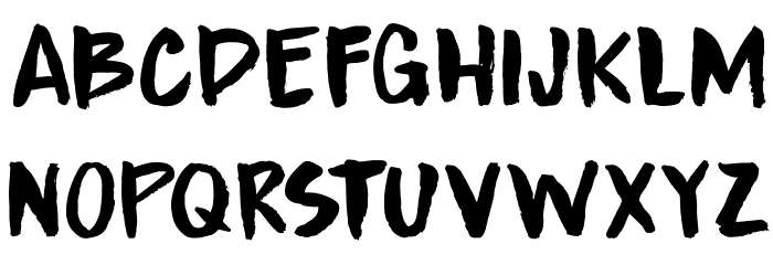 DK Boarding House III Regular Font LOWERCASE