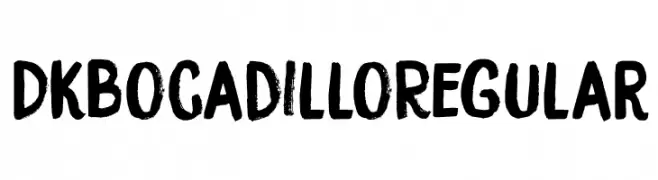 DK Bocadillo Regular  Frei Schriftart Herunterladen