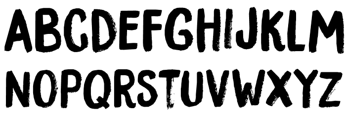 DK Bocadillo Regular Font LOWERCASE