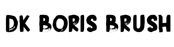 DK Boris Brush  font caratteri gratis