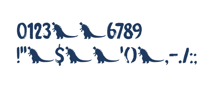 DK Brushzilla Regular Other Characters