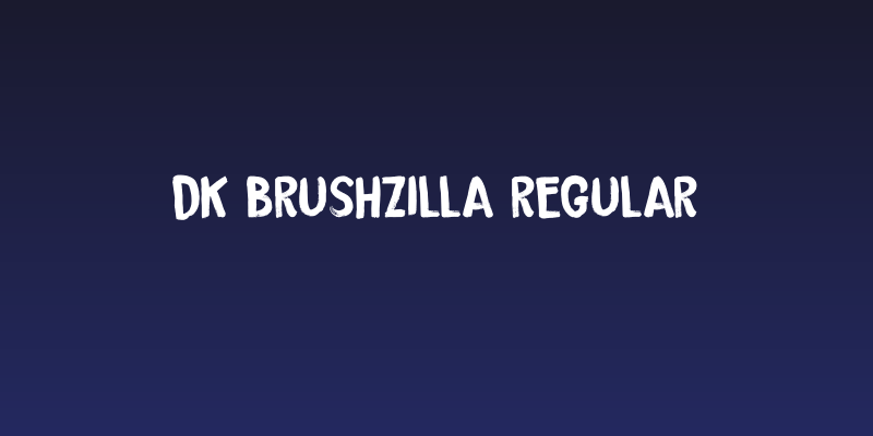 DK Brushzilla Regular Social Header