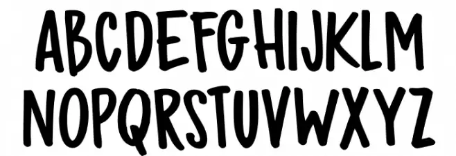 DK Bupkis Regular Fonte MAIÚSCULAS