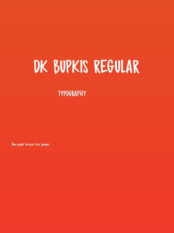 DK Bupkis Regular Poster