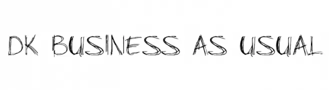 DK Business As Usual  Frei Schriftart Herunterladen