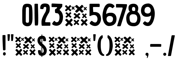DK Canoodle Regular Font OTHER CHARS