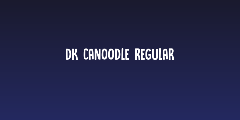 DK Canoodle Regular Social Header