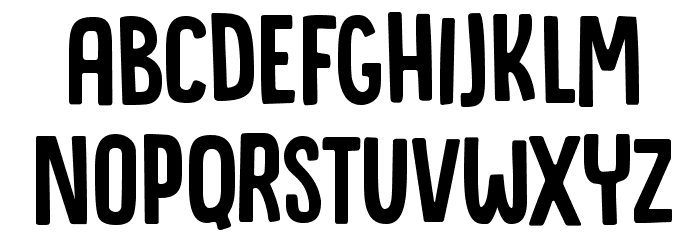 DK Canoodle Regular Font LOWERCASE