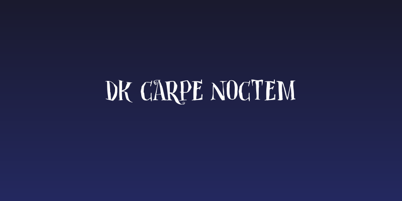 DK Carpe Noctem Social Header