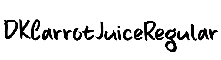 DK Carrot Juice Regular  नि: शुल्क फ़ॉन्ट्स डाउनलोड