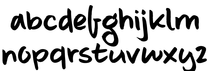 DK Carrot Juice Regular Font LOWERCASE
