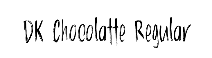 DK Chocolatte Regular  Frei Schriftart Herunterladen