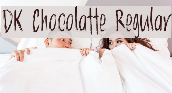 DK Chocolatte Regular Font examples