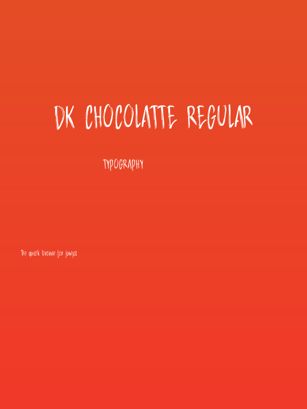 DK Chocolatte Regular Poster