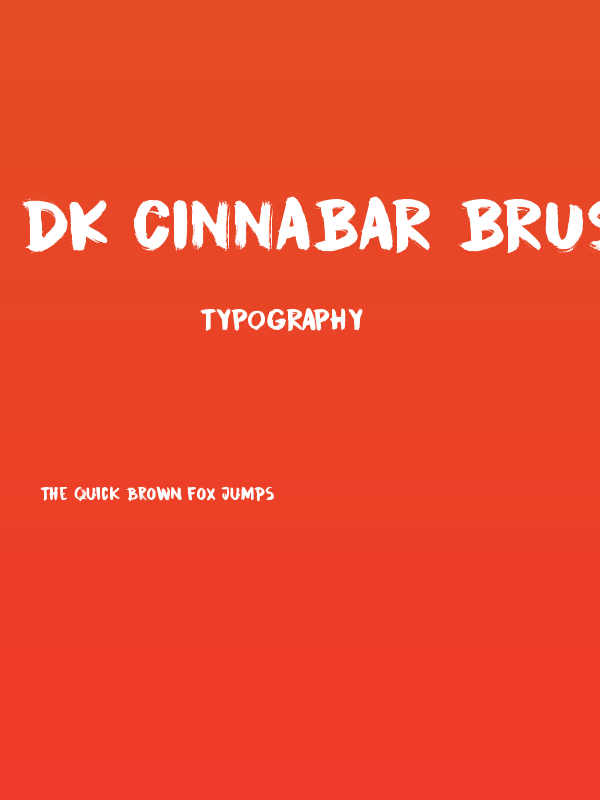 DK Cinnabar Brush Poster