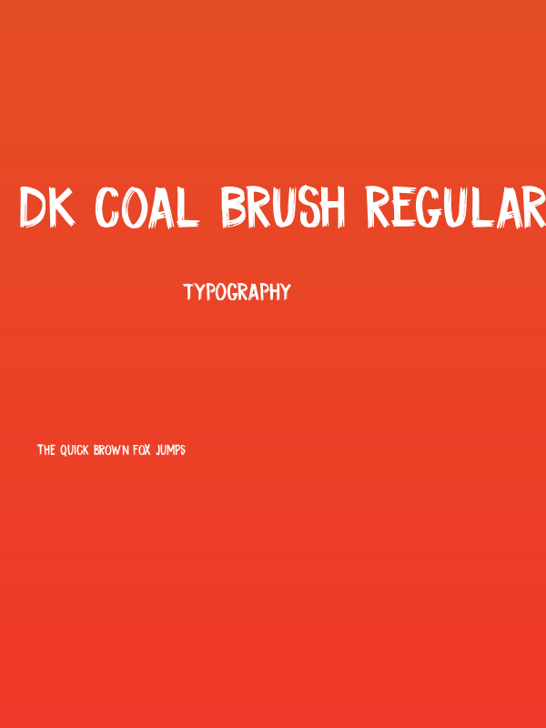 DK Coal Brush Regular Poster