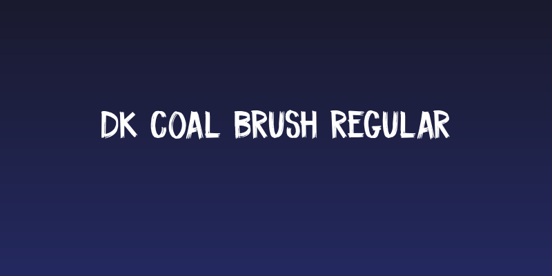 DK Coal Brush Regular Social Header