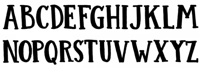 DK Colporteur Fat Regular Schriftart Groß