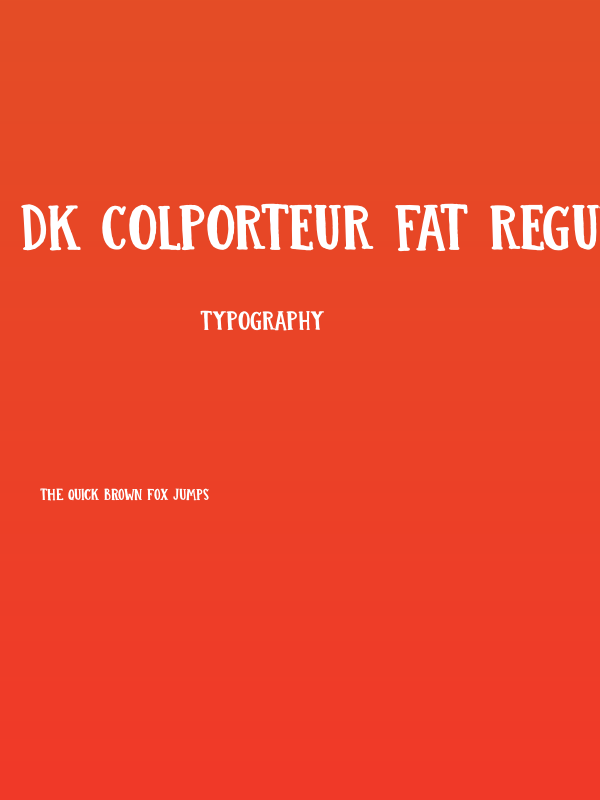 DK Colporteur Fat Regular Poster