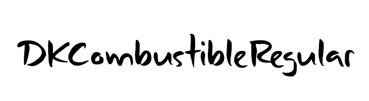 DK Combustible Regular  font caratteri gratis
