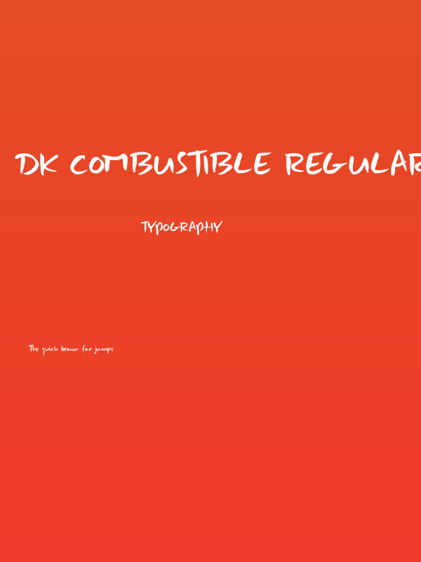 DK Combustible Regular Poster