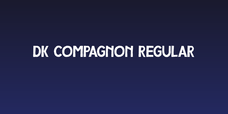 DK Compagnon Regular Social Header
