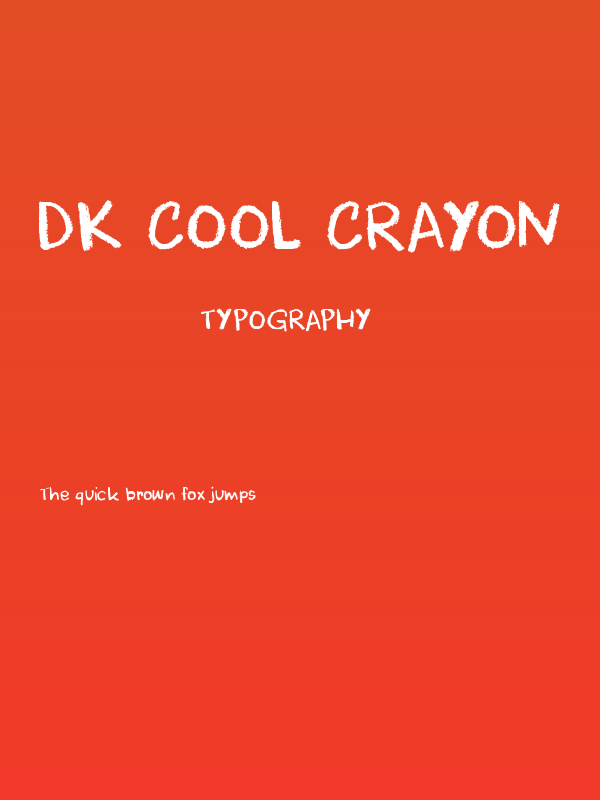 DK Cool Crayon Poster