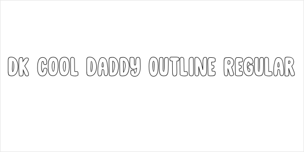 DK Cool Daddy Outline Regular Logo