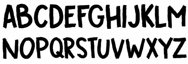 DK Cover Up Regular フォント 大文字